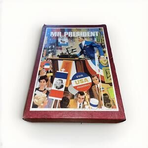 3M Bookshelf Board Game Mr President Vtg Mcm 1967 Strategy Card Political